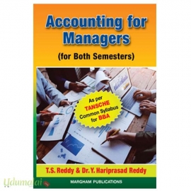 Accounting for Managers (as per BBA TANSCHE syllabus) (Both semesters)