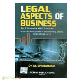 Legal Aspects of Business(Dr. M.Sivakumar)