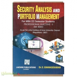Security Analysis and Portfolio Management