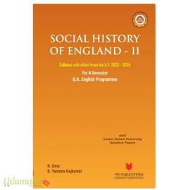 Social History of England - II(For II semester B.A. English Programme)