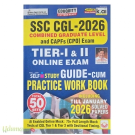 SSC CGL-2026 and CAPFs (CPO) Exam practice work book
