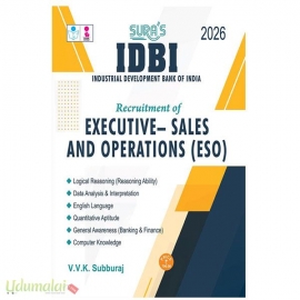 SURA IDBI ESO Executive-Sales and Operations Exam Book