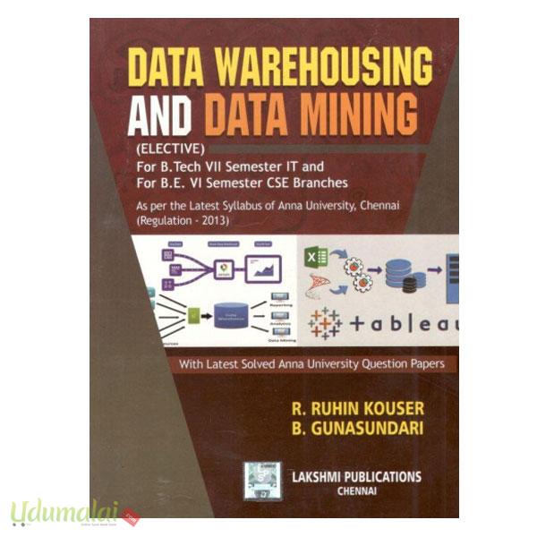 Data Warehousing and Data Mining - R.ரூஹின் கௌசர், Buy tamil book Data ...