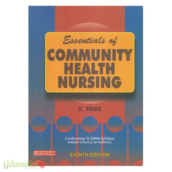 Essentials Of Community Health Nursing K.Park, Buy tamil book