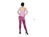 Twin birds womens leggings Fuchsia violet