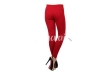 Twin birds womens leggings Lava red