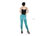 Twin birds womens leggings Teal blue